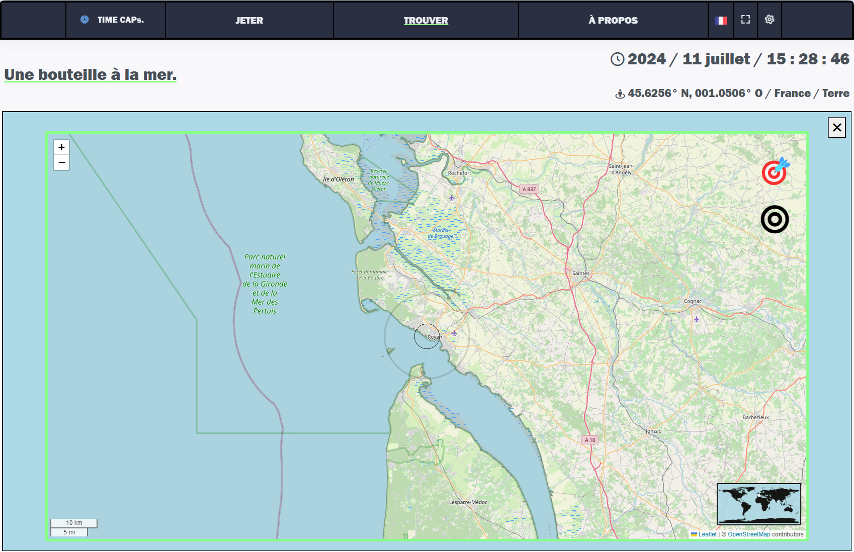 Timecaps. Screenshot